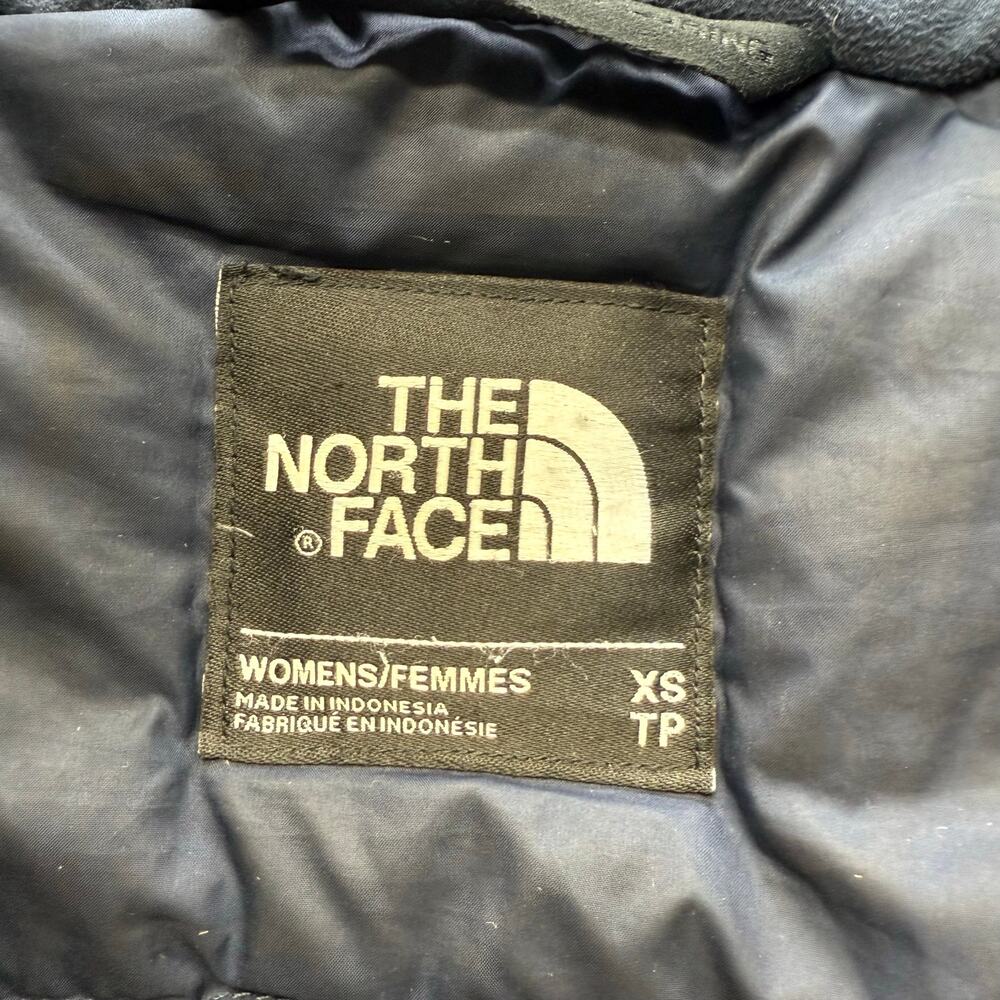 The North Face Winter Parka Women's XS Black Faux Fur Hood Goose Down Winter - Picture 8 of 16
